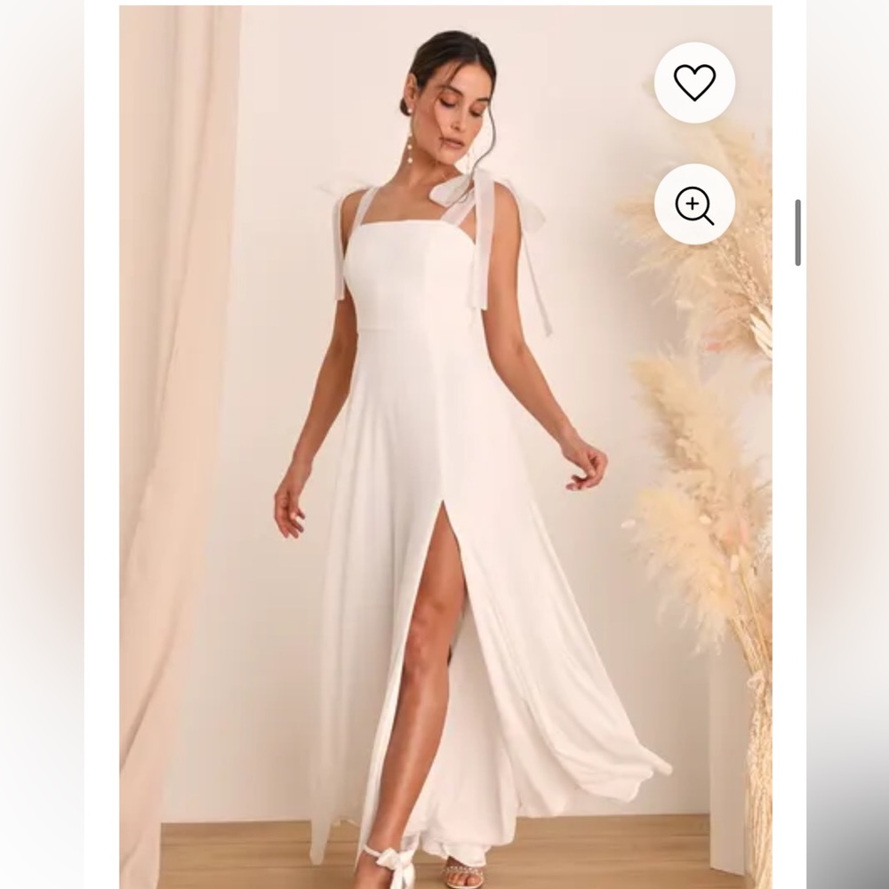 Lulus white dress size S